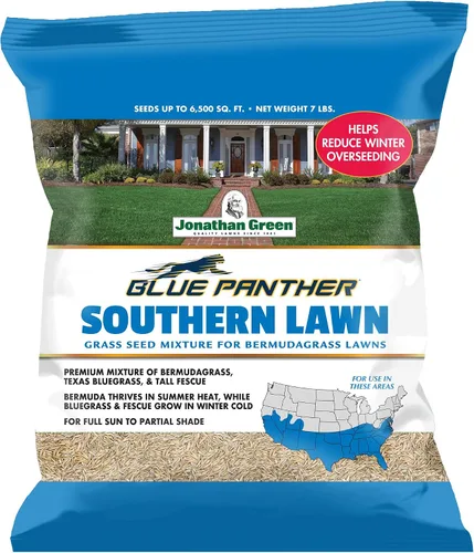 Vista 3 de Jonathan Green Blue Panther Southern Lawn - Semilla de césped (3 libras)
