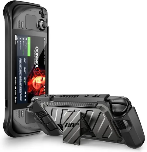 Vista 8 de SUPCASE Unicorn Beetle Pro Series - Funda para Steam Deck (2022) / Steam Deck OLED (2023), funda protectora delgada y resistente con soporte