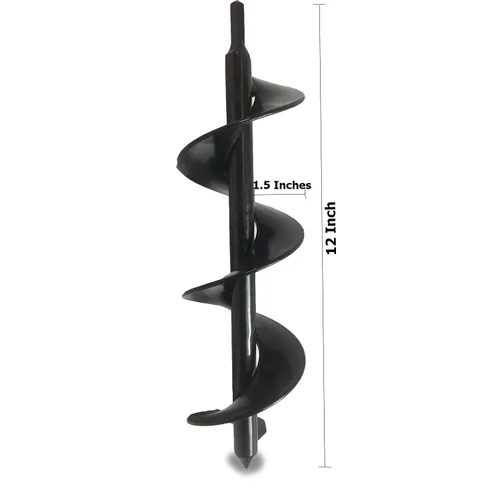 Vista 3 de Ashman - Broca de taladro de 3 x 14 pulgadas para plantar bulbos, un paquete
