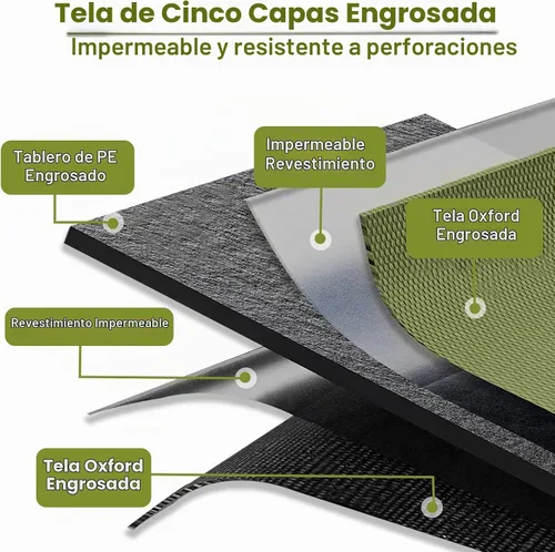 Vista 7 de Bolsa de herramientas de 17 pulgadas para hombres de alta resistencia con base moldeada impermeable, bolsa de gran capacidad de boca ancha, bolsas