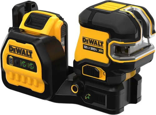 Vista 2 de DEWALT Nivel Láser 20V/12V MAX, Láser de Línea Cruzada y Láser de 5 Puntos, Verde, Solo Herramienta (DCLE34520GB)
