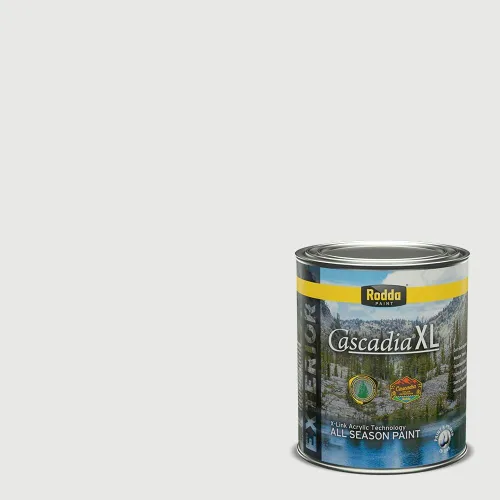 Vista 128 de Rodda Paint CASCADIA XL Pintura e imprimación satinada exterior en uno, cuarto de galón, pimienta de Jamaica