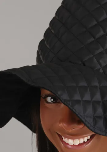 Vista 3 de Sombrero de disfraz de bruja negra acolchado para mujer Multicolor