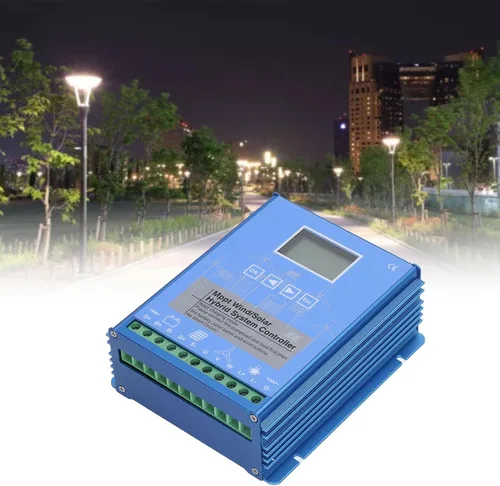 Vista 5 de Controlador solar eólico de 24V 48V MPPT, controlador de energía LCD universal, energía eólica y fotovoltaica de 1000W