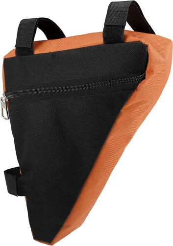 Vista 8 de X AUTOHAUX Bolsa de marco triangular para bicicleta Bolsa frontal Bolsa de almacenamiento de ciclismo para bicicletas de montaña de carretera