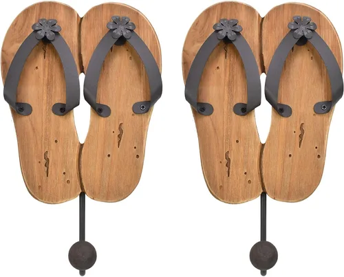 Vista 12 de Veclotch Ganchos para colgar en la pared, con temática de playa, para colgar en la pared, para baño, dormitorio, sala de estar