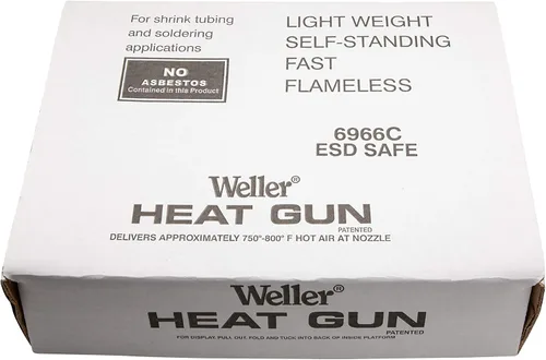Vista 6 de Weller Pistola de calor industrial eléctrica 6966C de 250 vatios