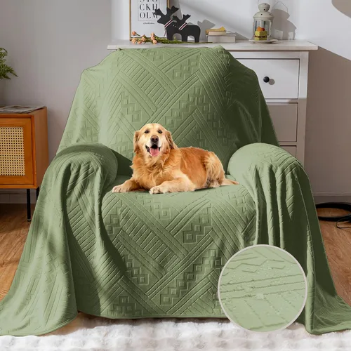 Vista 15 de Funda impermeable para silla reclinable, lavable de terciopelo de doble cara y patrón reversible, para sofá, cama, automóvil y sofá, protección