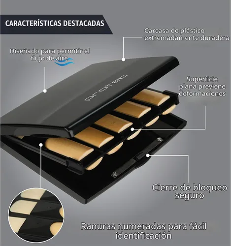 Vista 5 de Protec - funda de láminas para saxófono de alto/tenor (negra), Negro opaco, talla única