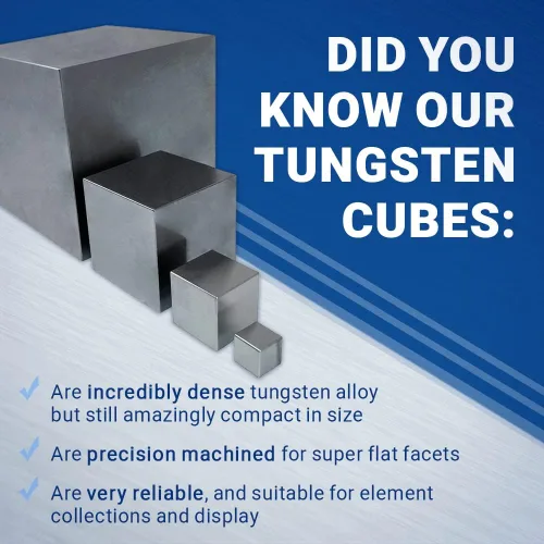 Vista 6 de Dados de tungsteno - 1.0" cada uno Paquete de 2