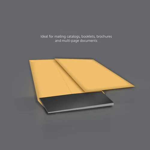 Vista 5 de Amazon Basics - Sobres para envíos de catálogo, cierre adhesivo, 6 x 9 pulgadas, marrón kraft, paquete de 500