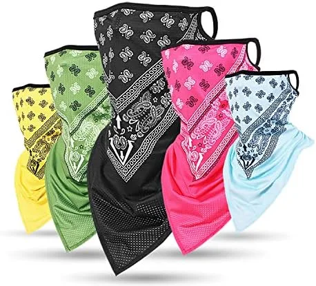 Vista 5 de KINGREE Pasamontañas de esquí, casco de motocicleta, polaina para el cuello, medias máscaras de secado rápido