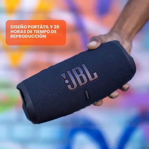 Vista 3 de JBL CHARGE 5 - Altavoz Bluetooth portátil con IP67 impermeable y carga USB, color negro