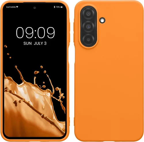 Vista 269 de kwmobile Funda compatible con Samsung Galaxy A12 - Funda protectora de silicona TPU suave y delgada - Azul Báltico
