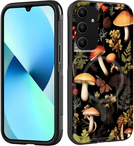 Vista 282 de Funda magnética para Galaxy A16 5G, [compatible con MagSafe] [protección contra caídas de grado militar] Funda resistente a prueba de golpes