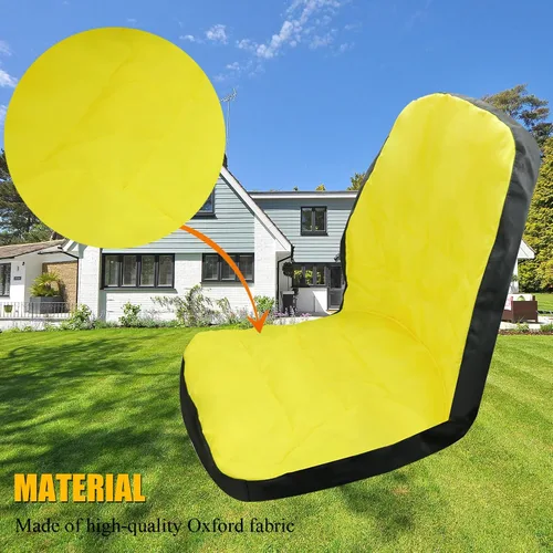 Vista 4 de John Deere Seat Protect Cover - Compatible con tractor 3E, 3R, 4M y 1023E