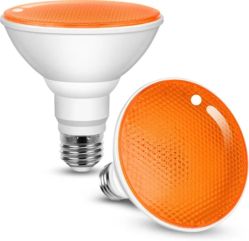 Vista 11 de JandCase Luces LED Anti-Insectos para Exteriores, Bombillas de Luz Anti-Insectos Amarillas de 12W para Exteriores, Equivalente a 100 Vatios