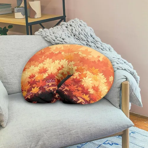 Vista 5 de Nursing Pillow Cover Stretchy Autumn Mushroom Ombre Cover for Breastfeeding Pillows Nursing Pillow Case for Newborn Fits the Original Support Pillow