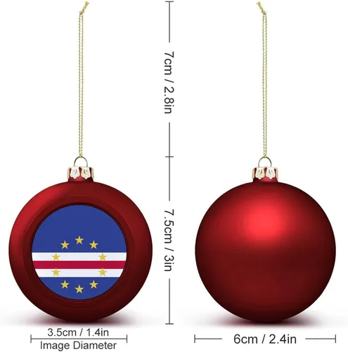 Vista 246 de Boobs Funny Shatterproof Matte Christmas Balls for Tree Wreath Home Decor 1PCS