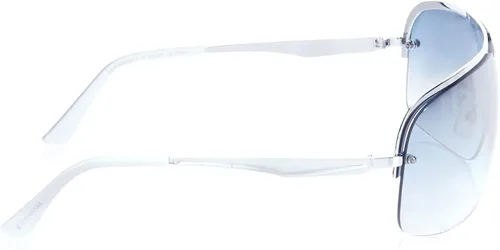 Vista 3 de Rocawear R1487 Mod Uv Protective Rectangular Metal Vented Shield Sunglasses. Gifts for Men with Flair, 135 Mm