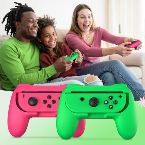 Vista 43 de FASTSNAIL Grips Compatible with Nintendo Switch for Joy Con & OLED Model for Joycon, Wear-resistant Handle Kit Compatible with Joy Cons Controllers