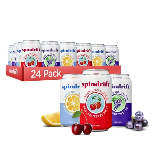 Vista 11 de Spindrift Lemonade 3 sabores variados paquete de 20