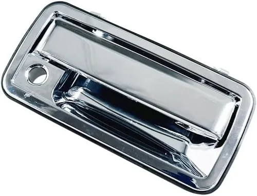 Vista 7 de Medio metal cromado, 1 par de manijas de puerta delantera y exterior compatible con Chevy S10 Sonoma 1994-2004 Blazer