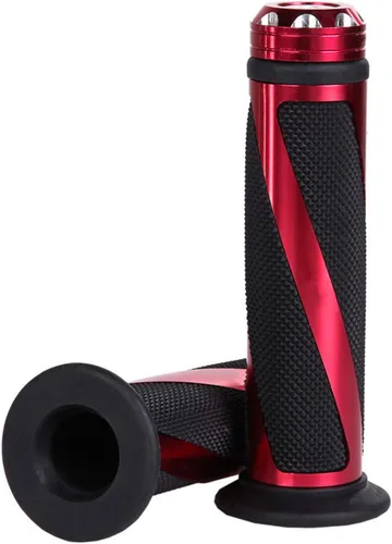 Vista 5 de 7/8" empuñaduras de gel de goma de aluminio para manillar de bicicletas deportivas de motocicleta