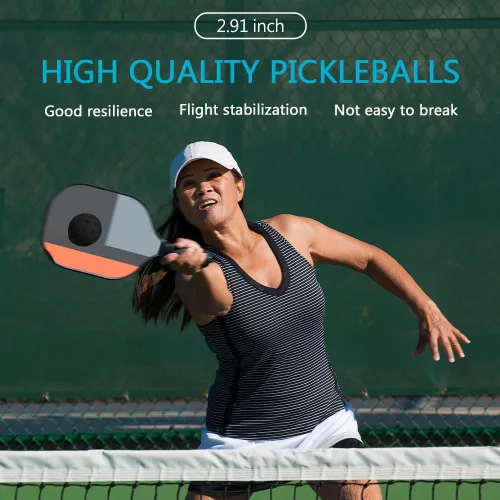 Vista 6 de Paquete de 6 pelotas de pickleball deportivas para exteriores - 40 pelotas de pickleball - Bolas de pickleball de EE. UU. aprobadas por USAPA