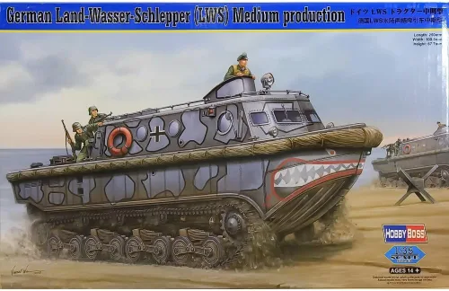 Vista 3 de Hobby Boss Kit de construcción alemán Land-Wasser-Schlepper Mid-Production