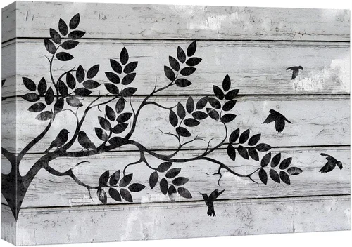 Vista 16 de Hermoso lienzo de paisaje, decoración de pared, arte moderno, juegos para el hogar