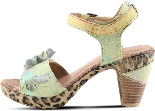Vista 3 de Spring Step L'Artiste Sandalia Wildcat con correa corta para mujer