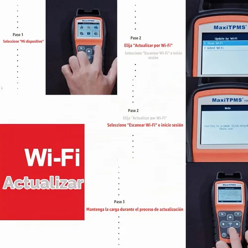 Vista 9 de Autel MaxiTPMS TS508WF Kit de herramienta de programación TPMS, con 8 sensores MX, programador de sensores de neumáticos 2026, reinicio/reinicio