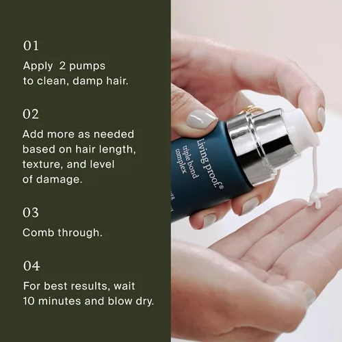 Vista 11 de Living proof Tratamiento sin enjuague y mascarilla capilar Triple Bond Complex
