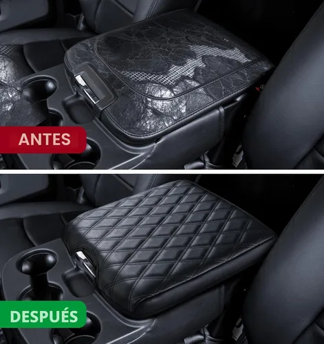 Vista 5 de Sinvanho Funda de consola central para Ram 1500 2013-2018 y Dodge Ram 2500/3500/1500 2013-2024 modelo clásico, funda de cuero sintético para Asiento