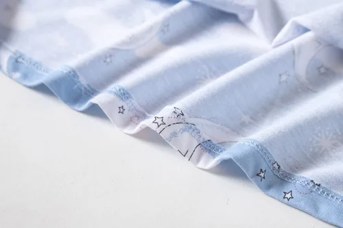 Vista 8 de Inadays Camisón de algodón para mujer, ropa de dormir de manga corta, camisón casual con estampado, pijama holgado y cómodo