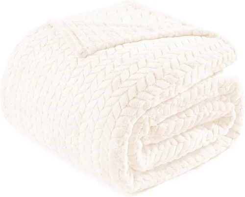 Vista 16 de Exclusivo Mezcla Manta de forro polar para sofá, 50 x 70 pulgadas, camello