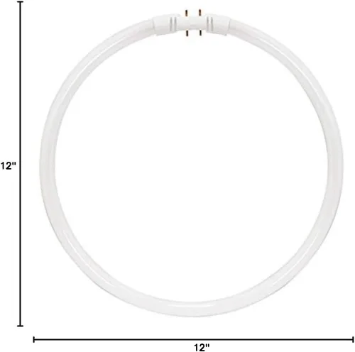Vista 5 de KOR Paquete de 2 círculos fluorescentes FC40T5/830-12 pulgadas, T5, 40 W, 3000 K, blanco cálido, base 2GX13, (FC12T5/830)