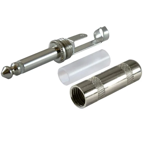 Vista 3 de GLS Audio Enchufes de 1/4 pulgadas para cables de altavoz, cables de conexión, serpientes - TS macho mono 1/4 pulgadas Phono 0.248 in enchufe