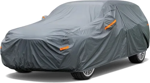 Vista 18 de GUNHYI Funda de coche de 16 capas para automóvil deportivo Coupe pequeño impermeable para todo tipo de clima, ajuste universal Mazda Miata/MX-5, BMW