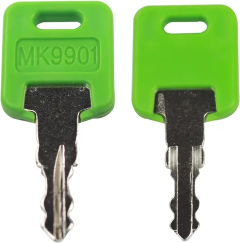 Vista 5 de Llave RV MK9901 6601 compatible con llave verde para autocaravana, código FIC 9901 6601 (paquete de 6)