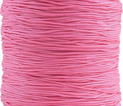 Vista 113 de KONMAY 1 rollo de cuerda de nailon de 150 yardas, trenzado de 0.016 in de nailon Shamballa Macramé/cordón de cuentas, cordón de nudo chino, cuerda