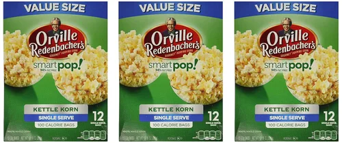 Vista 2 de Orville Redenbacher's Smart Pop! Palomitas de maíz con sabor a mantequilla (paquete de 2) 6 cajas