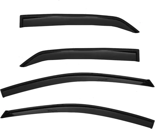 Vista 4 de 4 piezas humo ventana ventilación visera lluvia protector deflector reemplazo para Corolla 2009 2010 2011 2012 2013