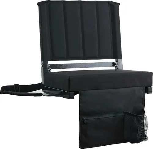 Vista 17 de SPORT BEATS Stadium Seats with Back Support Bleacher Chairs with Back and Cushion Thick Padded Bleacher Seats Includes Shoulder Strap