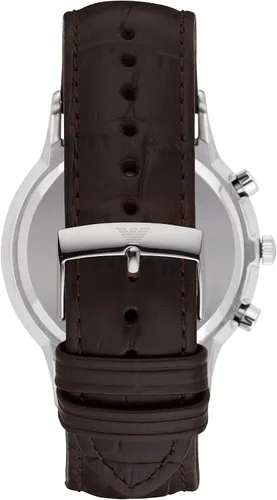 Vista 4 de Emporio Armani de los hombres AR2494Vestido reloj de piel color café