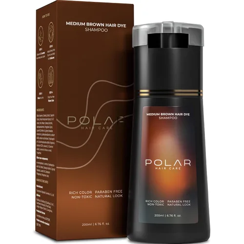Vista 8 de Champú de tinte polar para el cabello castaño claro champú de color para cabello gris