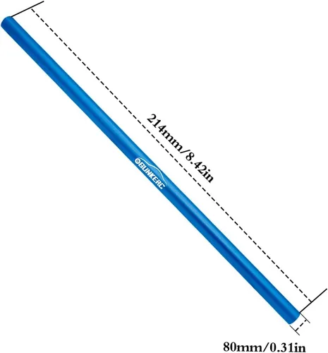 Vista 6 de Eje de transmisión de aleación de aluminio RC Actualización perfecta para el eje de transmisión central Traxxas 4X4 (azul) Center Driveshaft