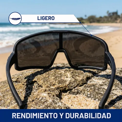 Vista 4 de Blenders Eyewear Eclipse - Gafas de sol polarizadas - Lente envolvente - 100% protección UV - Para hombres y mujeres Concord Rápido
