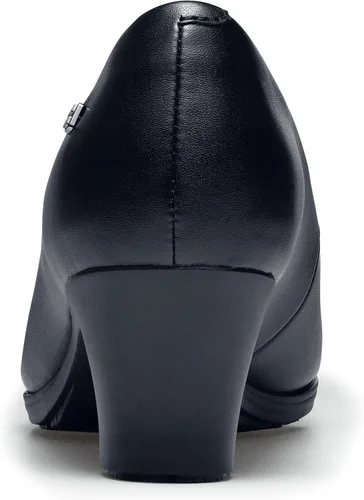 Vista 5 de Shoes for Crews Olivia, Zapatos de vestir de tacón alto antideslizantes para mujer, resistentes al agua, zapatos de tacón cómodos para mujer